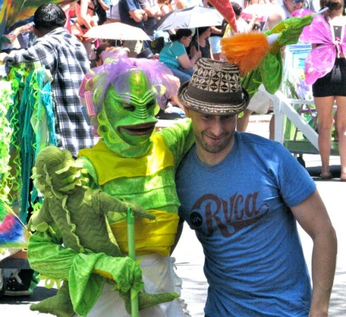 The Creatures From The Black Lagoon, mother and son. 